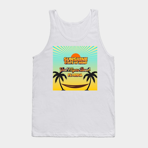 Fort Myers Beach Florida - Sunshine State of Mind Tank Top by Gestalt Imagery